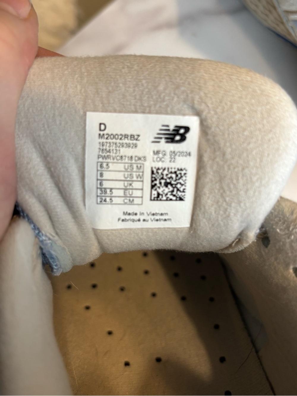 New Balance 2002R Sandstone & Light Grey Sneaker - Picture 5 of 5